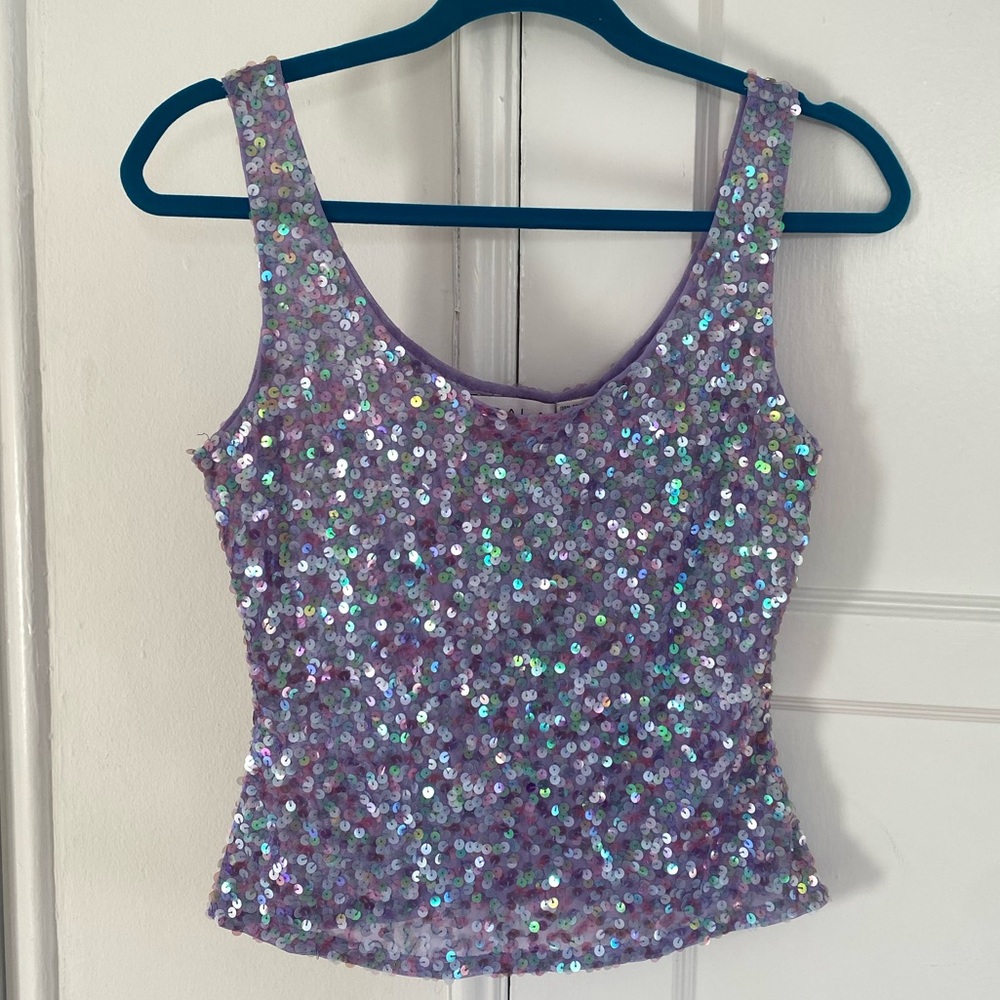 Scala sequin tank top